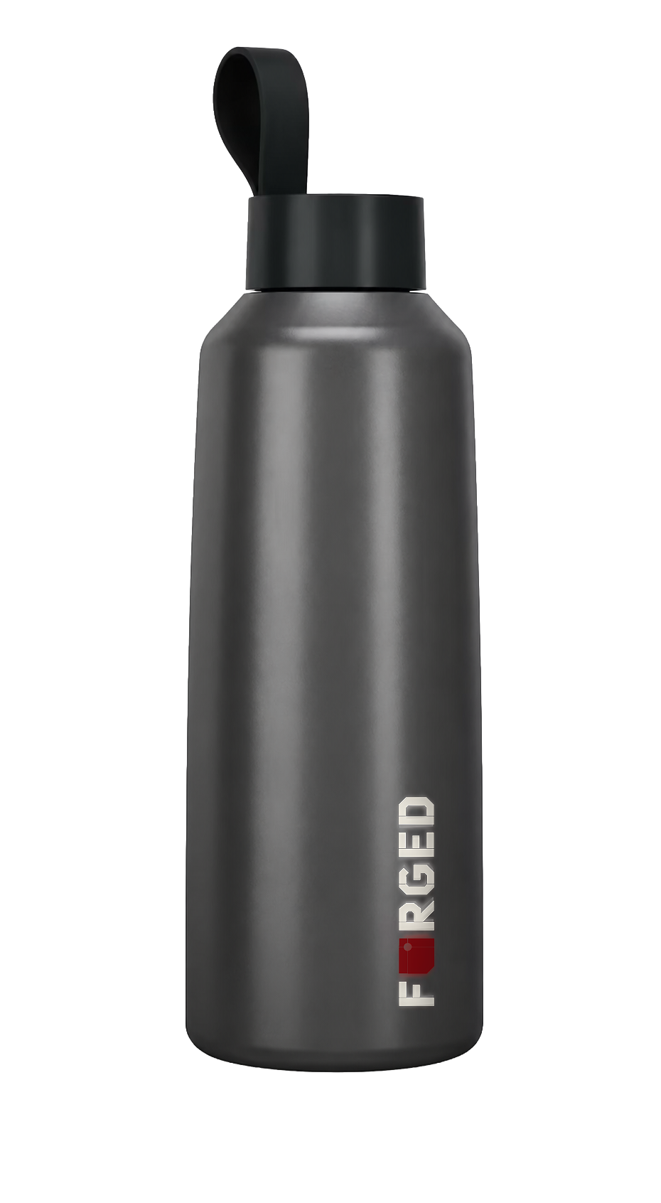 Black FORGED water bottle
